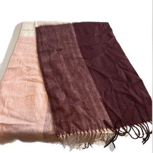 NWT PLAID COLOR-BLOCK H&M SCARF